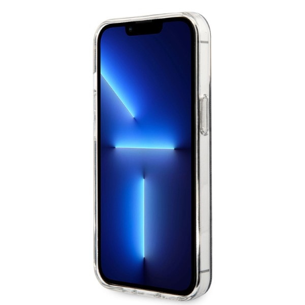 Zestaw Etui Guess Case+ Charger iPhone 13 Pro Max czarny/black hard case 4G Print MagSafe