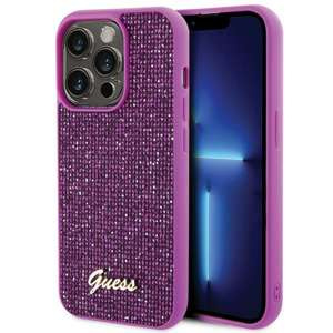 Etui Guess GUHCP15LPMSDGSF iPhone 15 Pro 6.1" fuksja/fuschia hardcase Disco Metal Script Case