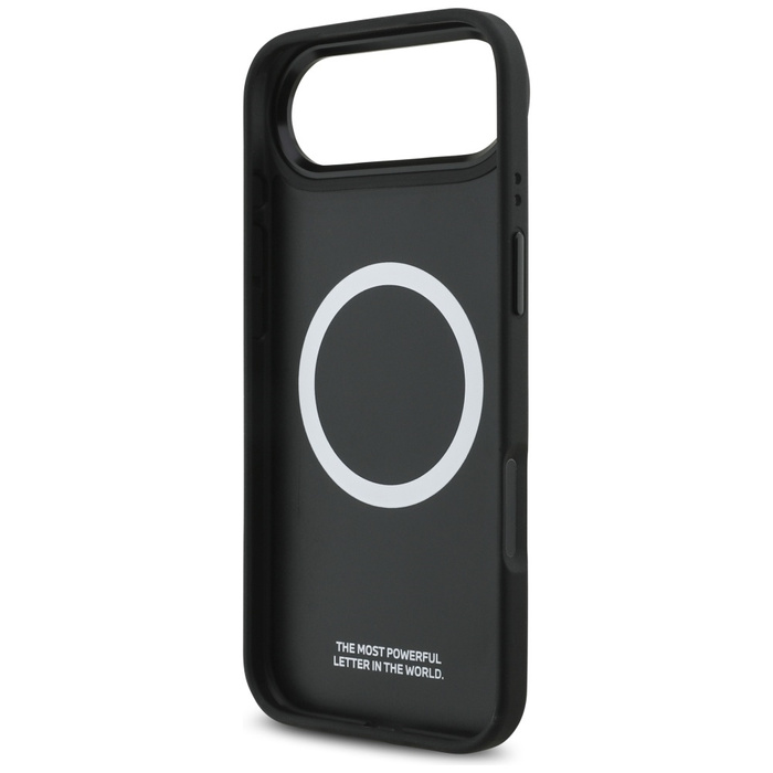 Etui BMW M Tricolor Metal Logo MagSafe   do iPhone 17 Air szary