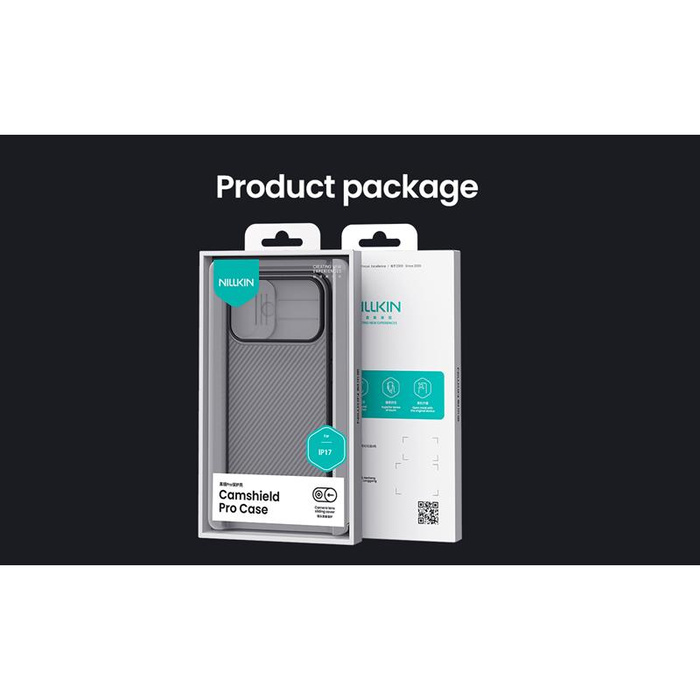 NILLKIN CAMSHIELD PRO IPHONE 17 TRANSPARENT BLACK / PRZEŹROCZYSTY CZARNY