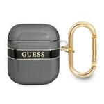 Etui GUESS Apple AirPods Cover Strap Collection Czarny Case