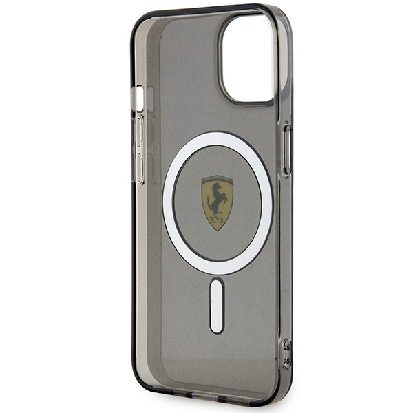 Etui Ferrari FEHMP14MURKK iPhone 14 Plus 6,7" czarny/black hardcase Translucent Magsafe Case