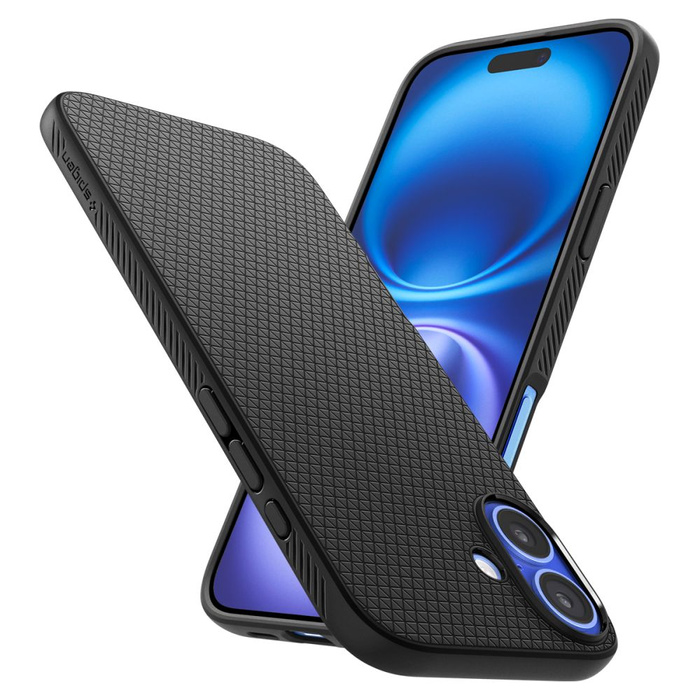 Etui SPIGEN LIQUID AIR IPHONE 16 PLUS MATTE BLACK