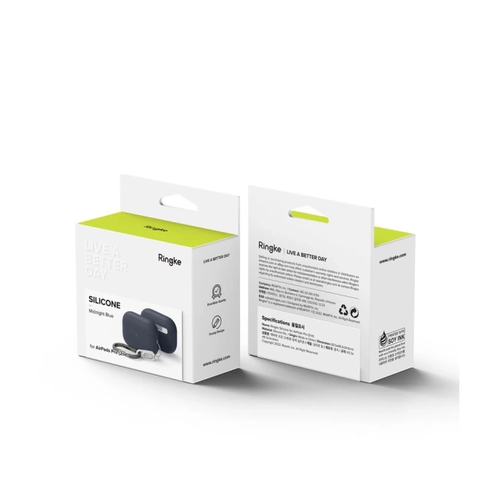 Etui Ringke Silicone Apple Airpods Pro 1 / 2 Midnight Blue Case