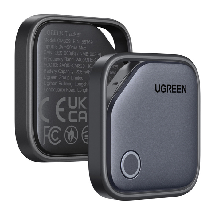 2x Inteligentny lokalizator Ugreen FineTrack S CM829, Bluetooth 5.3, dla telefonów Samsung