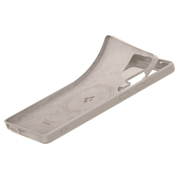 ETUI SPIGEN SILICONE FIT MAG MAGSAFE SAMSUNG GALAXY S25 ULTRA NATURAL TITANIUM