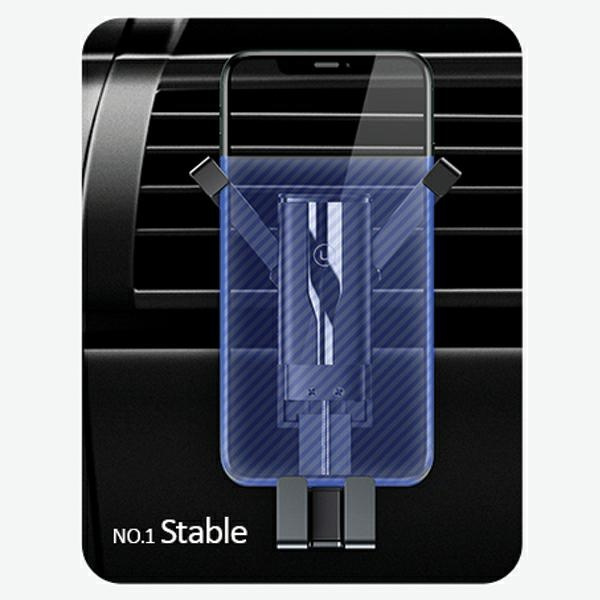 Uchwyt USAMS Do Kratki Wentylacyjnej Gravity ZJ058ZJ01 US-ZJ058 Czarny