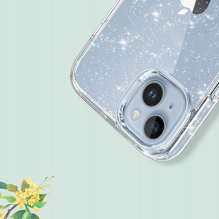 Etui Tech-protect Flexair Hybrid Samsung Galaxy S23 Fe Glitter Case