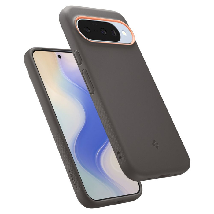 ETUI SPIGEN GOOGLE PIXEL 10 / 10 PRO NANO POP MAG MAGSAFE PAPAYA GREY