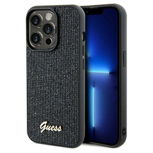 Etui Guess GUHCP13XPMSDGSK iPhone 13 Pro Max 6.7" czarny/black hardcase Disco Metal Script Case