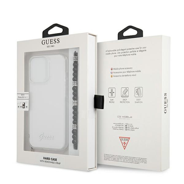 Etui GUESS Apple iPhone 13 13 Pro Black Pearl Bezbarwny Hardcase