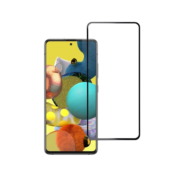 Szkło hartowane do Samsung Galaxy A51 (full glue / case friendly) Blue Star 5D czarne
