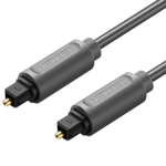 Kabel Optyczny UGREEN Toslink AV122 Audio Dolby 7.1 Pozłacany 1.5m Czarny 10542