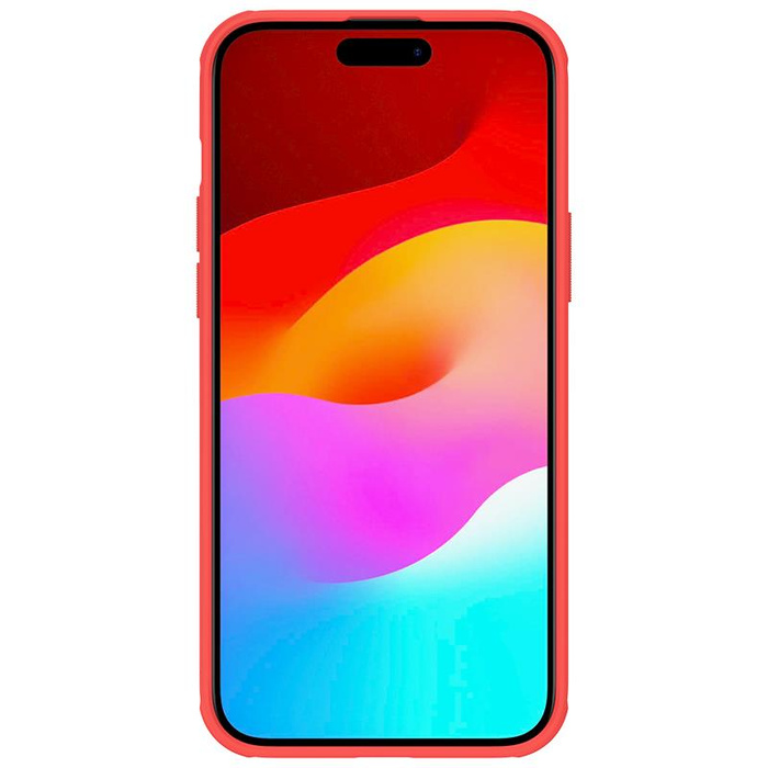 NILLKIN super frosted shield PRO IPHONE 15 PLUS (6,7) RED / CZERWONY