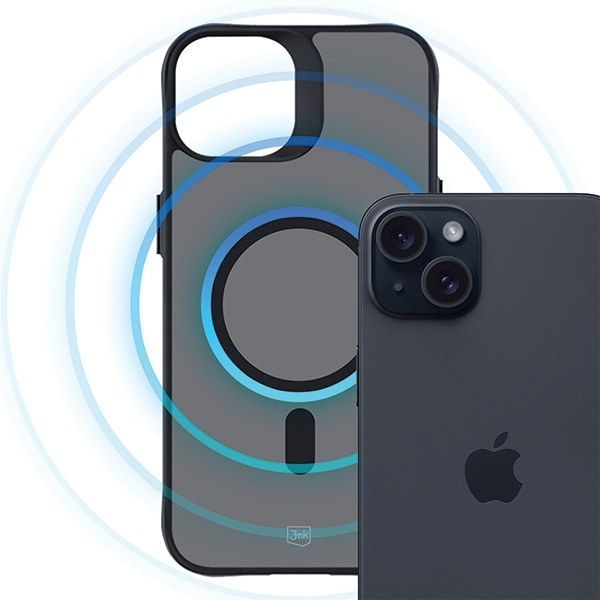Etui 3MK Smoke MagCase iPhone 15 Plus 6.7"