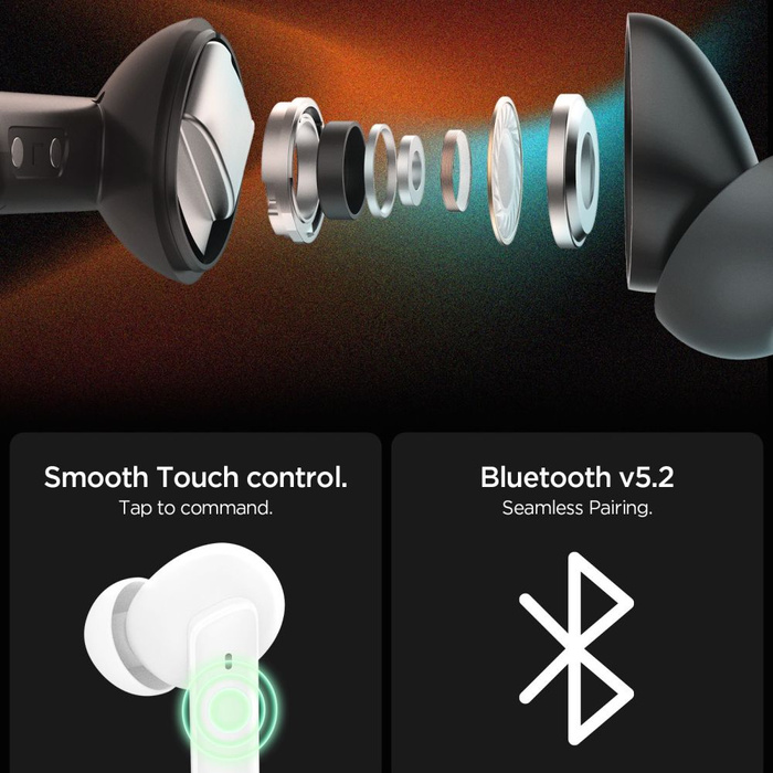 SŁUCHAWKI BLUETOOTH SPIGEN SA2402 ANC PRO IN-EAR EARPHONE BIAŁE