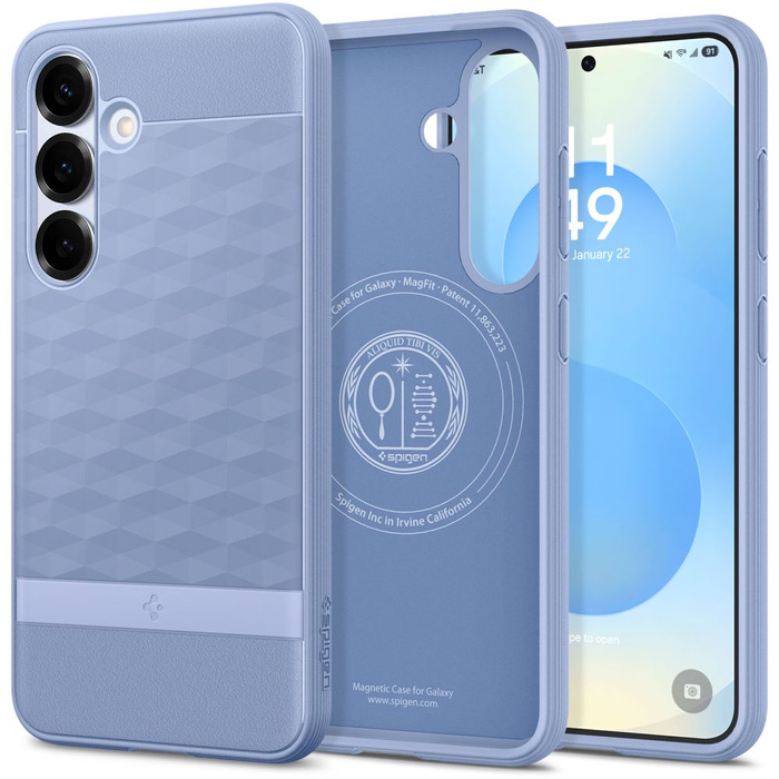 ETUI SPIGEN SAMSUNG GALAXY S25 PARALLAX MAG MAGSAFE PURPLE ISH