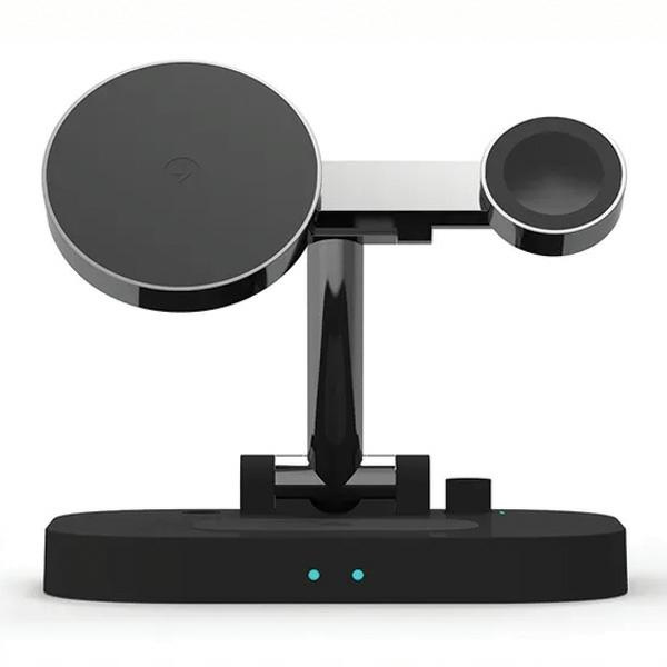 AWEI ład. indukcyjna 4w1 W22 15W Fast Charging czarny/black