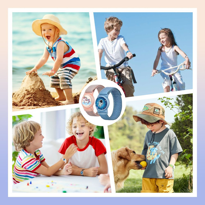 TECH-PROTECT NYLON FOR KIDS APPLE AIRTAG 1 / 2 ASTRONAUT