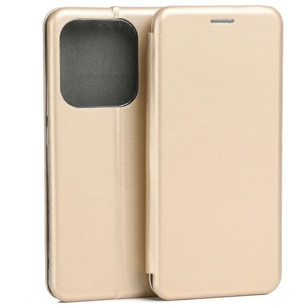 Etui Beline Book Magnetic Xiaomi Redmi   Note 14 5G złoty/gold