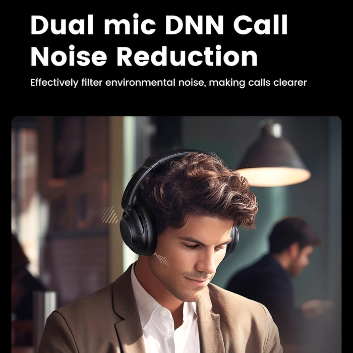 Słuchawki bezprzewodowe UGREEN HP202 HiTune Max5 Hybrid ANC (czarne)