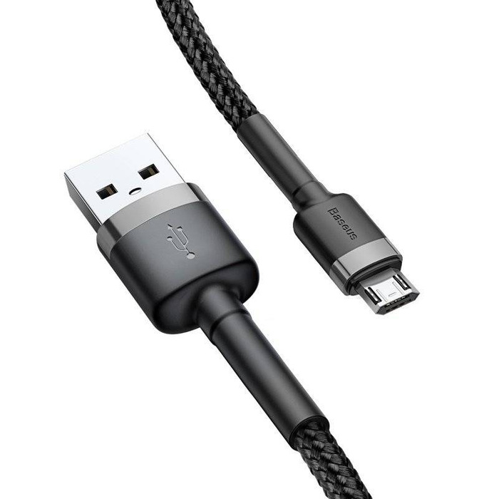 Kabel BASEUS Cafule Micro USB 1.5A 2m Czarny