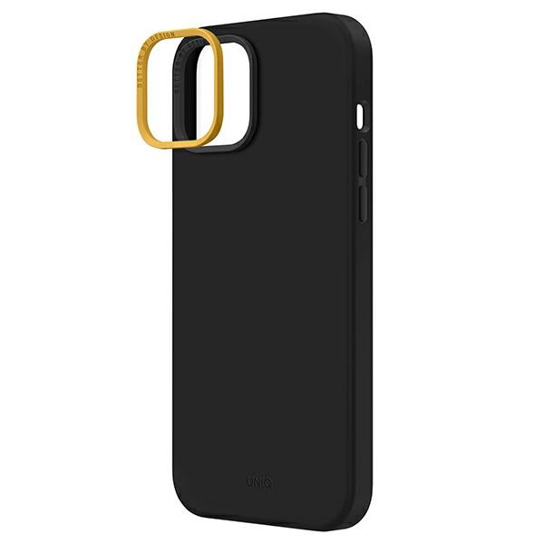 UNIQ etui Lino iPhone 14 Plus 6,7" czarny/midnight black