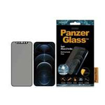 PanzerGlass E2E Super+ iPhone 12 Pro Max Case Friendly AntiBacterial Microfracture Privacy czarny/black