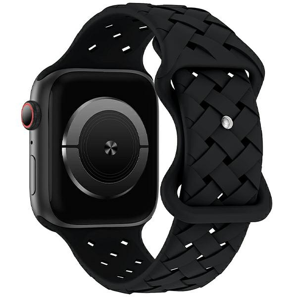 Beline pasek Apple Watch Silicone Woven38/40/41mm czarny /black box