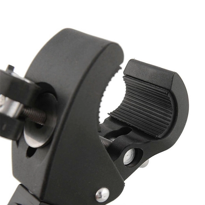 Uchwyt na latarkę rowerową obracany o 360 stopni