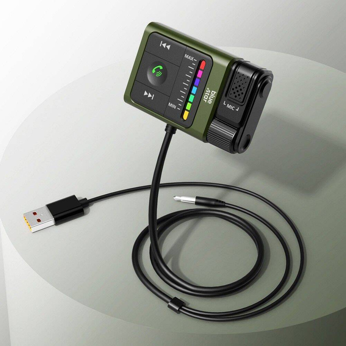 Transmiter samochodowy bluetooth Blue Star Equalizer BT64 czarny