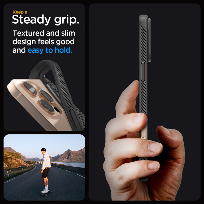 ETUI SPIGEN LIQUID AIR IPHONE 16 PRO MAX MATTE BLACK