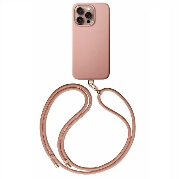 Etui UNIQ Coehl Creme iPhone 16 Pro 6.3" Magnetic Charging różowy/ballet pink