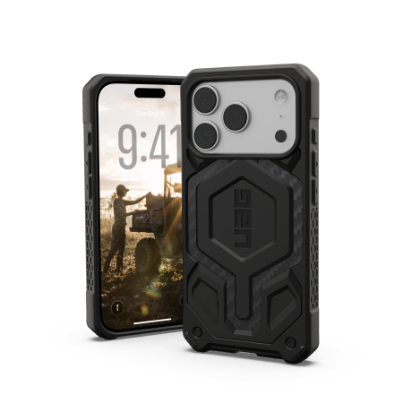 UAG Monarch Pro - etui do iPhone 17 Pro kompatybilne z MagSafe (carbon fiber)