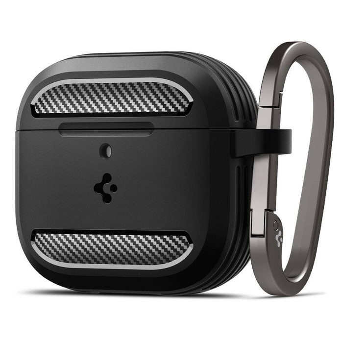 ETUI SPIGEN RUGGED ARMOR APPLE AIRPODS 4 MATTE BLACK