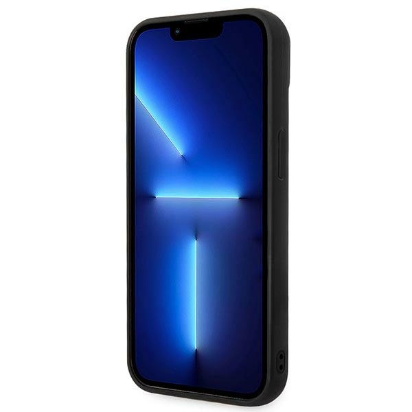 Etui Karl Lagerfeld KLHCP14MPSQPK iPhone 14 Plus 6,7" hardcase czarny/black Puffy Ikonik Pin