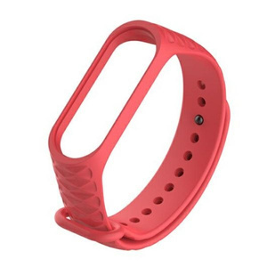 Beline pasek Mi Band 3/4czerwony ver2