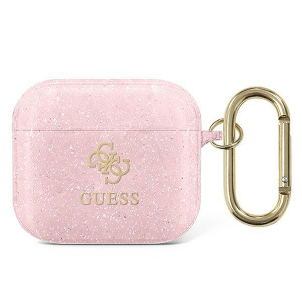 Etui GUESS Apple AirPods 3 Glitter Collection Różowy Case