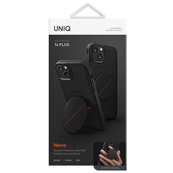 Uniq etui Novo iPhone 14 Plus / 15 Plus6.7" czarny/midnight black