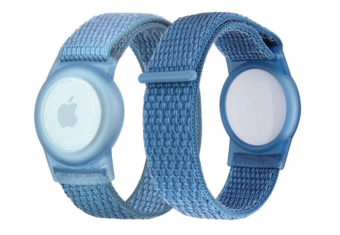 Mobile Origin AirTag Strap, blue