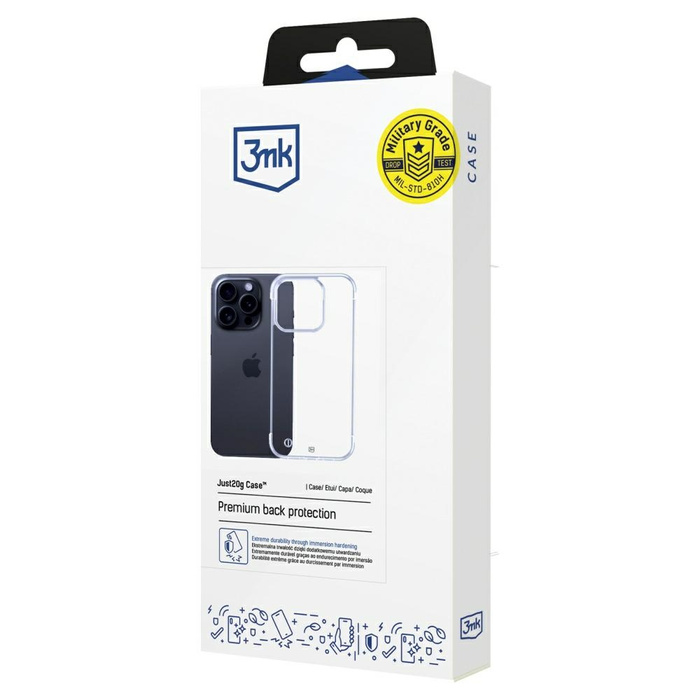 Etui 3MK Just20g Clear Case do iPhone 14  Pro Max