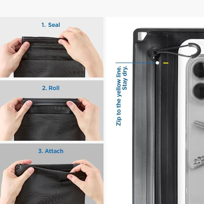 ETUI WODOSZCZELNE SPIGEN A640 UNIVERSAL WATERPROOF CASE CROSSBAG BLACK