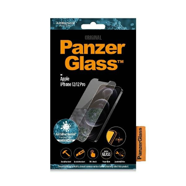 PanzerGlass Pro Standard Super+ iPhone 12/12 Pro Antibacterial
