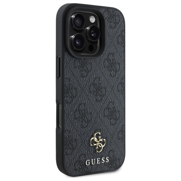 Guess GUHMP16LP4SM4MK iPhone 16 Pro 6.3"  czarny/black hardcase 4G Small Classic MagSafe
