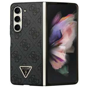 Etui Guess GUHCZFD5P4TDPK F946 Galaxy Z Fold 5 czarny/black hardcase Leather 4G Diamond Triangle Case