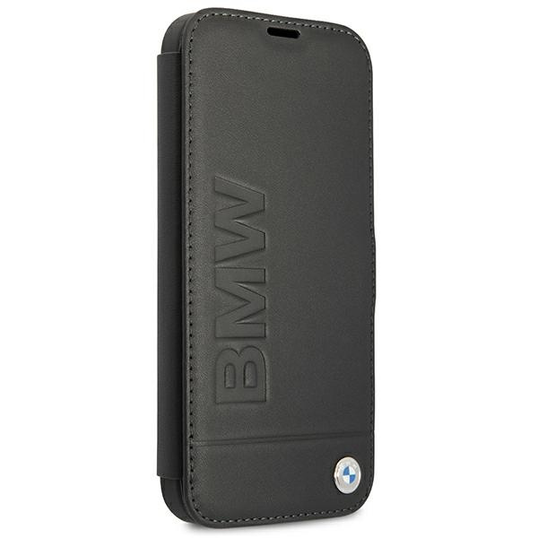 Etui BMW Apple iPhone 13 Mini Book Signature Czarny Case