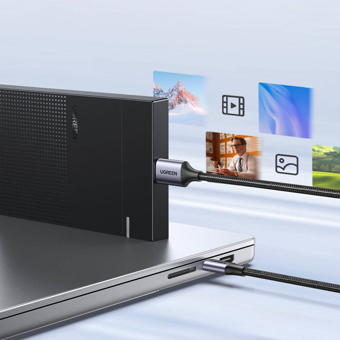 Kabel USB C - Micro USB B 3.0 5Gb/s 3A 1m Ugreen US565 - szary