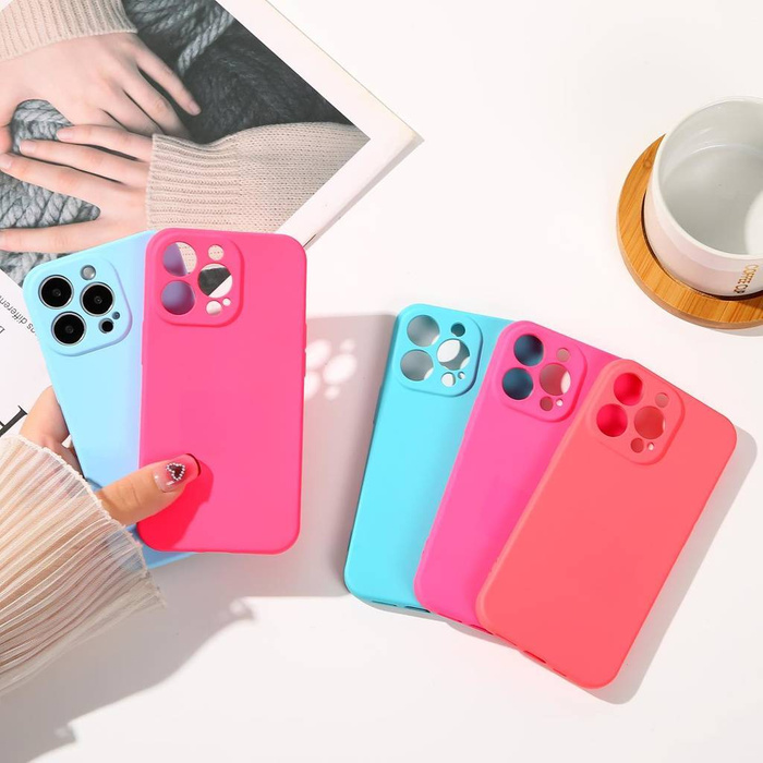 Silicone case etui Samsung Galaxy A52 5G / Galaxy A52 silikonowy pokrowiec zielone