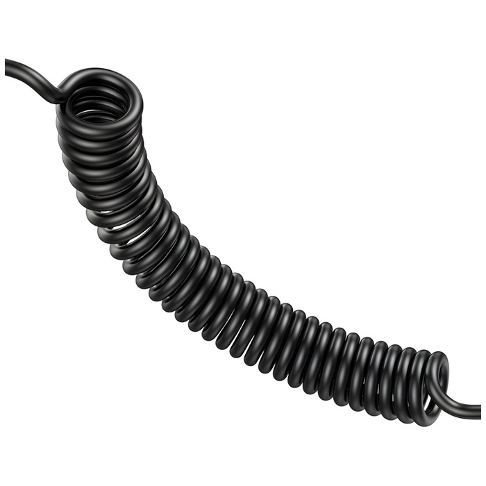 USAMS Ład. sam. 2xUSB-C 1xUSB-A C33 60W with spring cable Fast Charge czarny/black CC167CC01 (US-CC167)