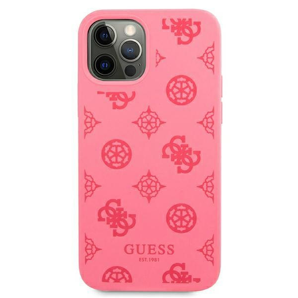 Etui GUESS Apple iPhone 12 Pro Max Peony Collection Fuksja Hardcase